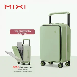 New Design Wide Handle Suitcase Men Carry-On Luggage Women Travel Trolley Case 20 Inch Cabin
