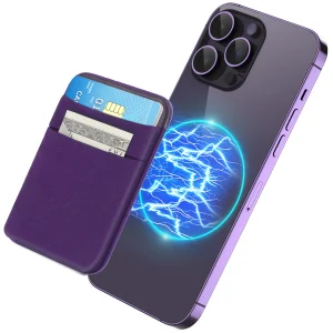 Phone Wallet Card Holder Elastic Lycra Magsafe Cardholder Compatible Magentic