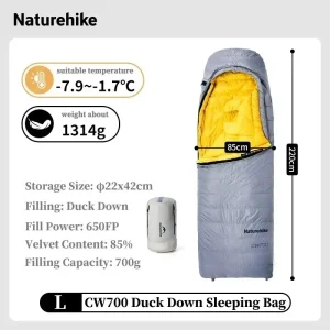 Naturehike Sleeping Bag Ultralight Down Sleeping Bag